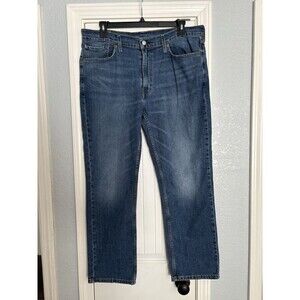 Men's Levi's 514 Straight Fit Stretch Jeans 38x30 Dark Wash Levi Strauss